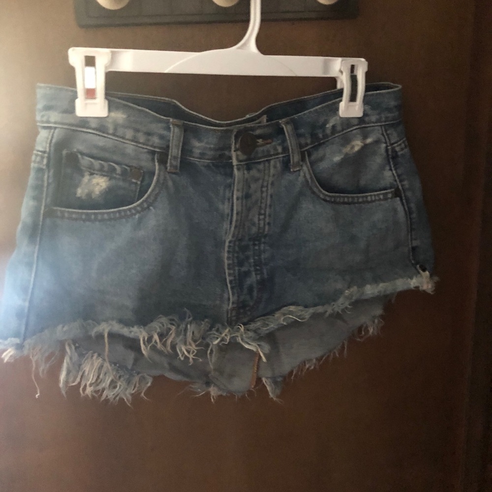 One teaspoon mini denim skirt